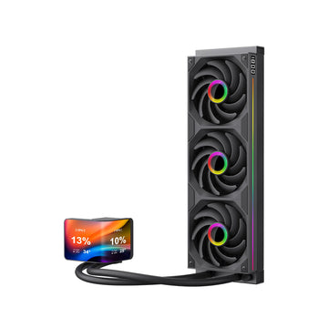 Invasion Poseidon 360 AIO Liquid Cooler with 6.67" AMOLED Curved Display