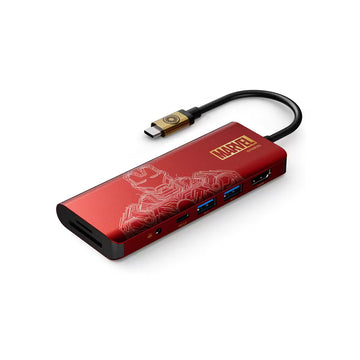 Belkin USB-C 7-in-1 Multiport Hub Adapter - Marvel Collection Ironman[AVC009qcBG-DY]
