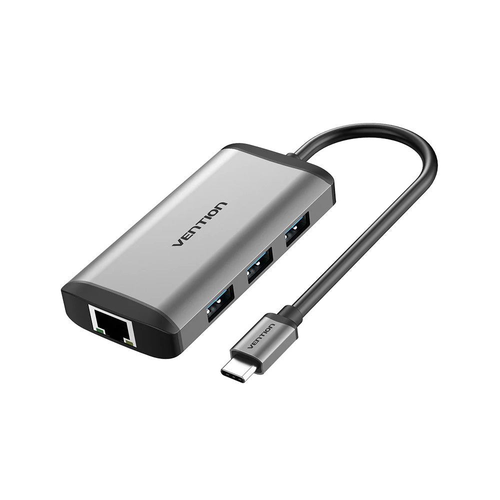 Vention 6 in 1 USB-C to Multiport Dock - HDMI, 3x USB 3.0, PD 87W, RJ45