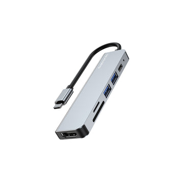 Datronic USB-C to Multiport Dock - HDMI, USB 3.0, USB 2.0, SD/TF, PD 100W