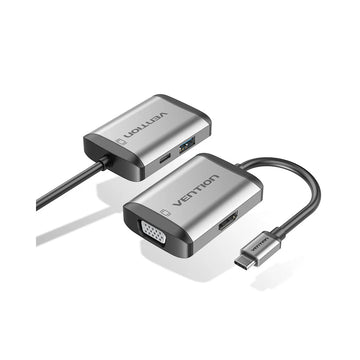 Vention 4 in 1 USB-C to Multiport Dock - HDMI, VGA, USB 3.0, PD 100W