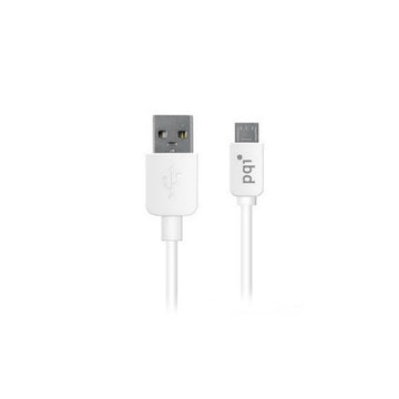 PQI Micro USB 1.2m Charging U-Cable - White