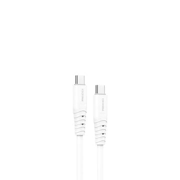 RECCI Elegent RTC-P09CC Type-C to Type-C 1M Charging Cable - White