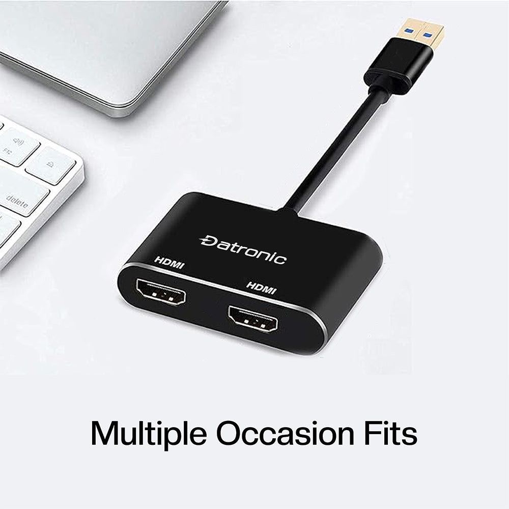 Usb2dynamixel Adapter Datronic USB 3.0 to 2x HDMI 1080P Converter
