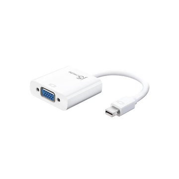 J5 Create JDA112 Mini DP To VGA (F) 1080P Video Adapter - White