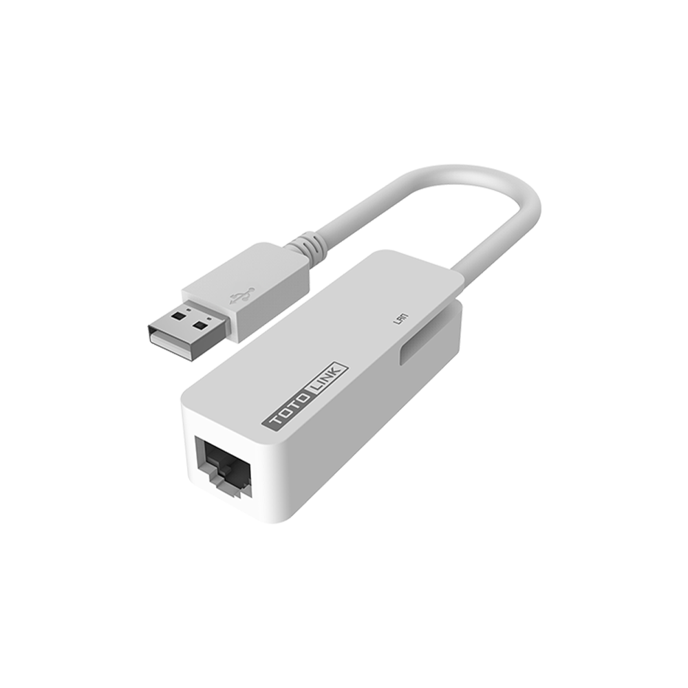 TOTOLINK USB 2.0 To RJ45 Gigabit Ethernet Adapter - White