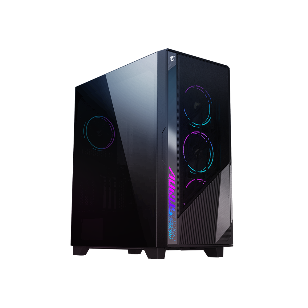 GIGABYTE AORUS C500 Glass Mid-Tower PC Chassis - Black