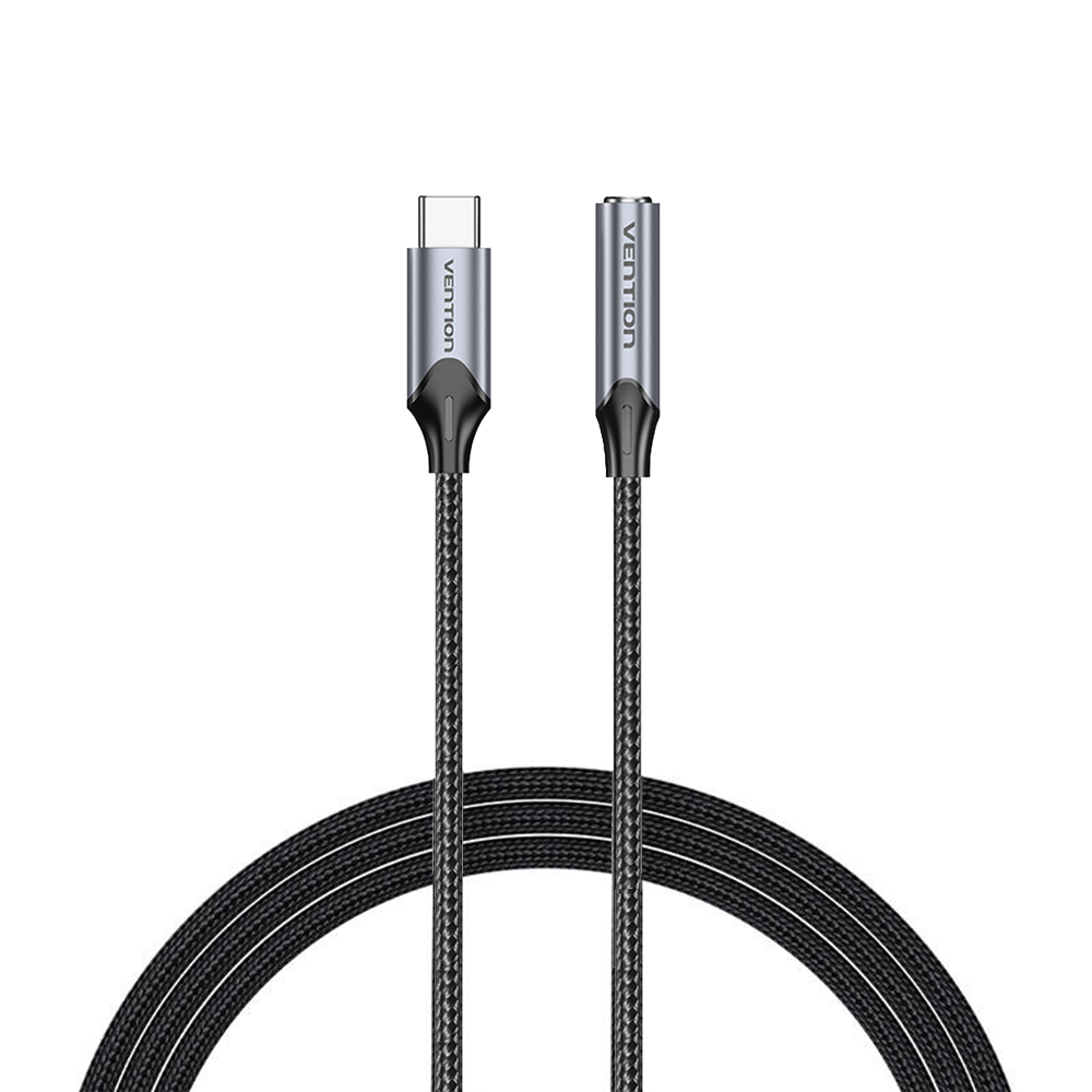 Vention USB-C (M) To 3.5mm AUX (F) Enamelled Copper Cable