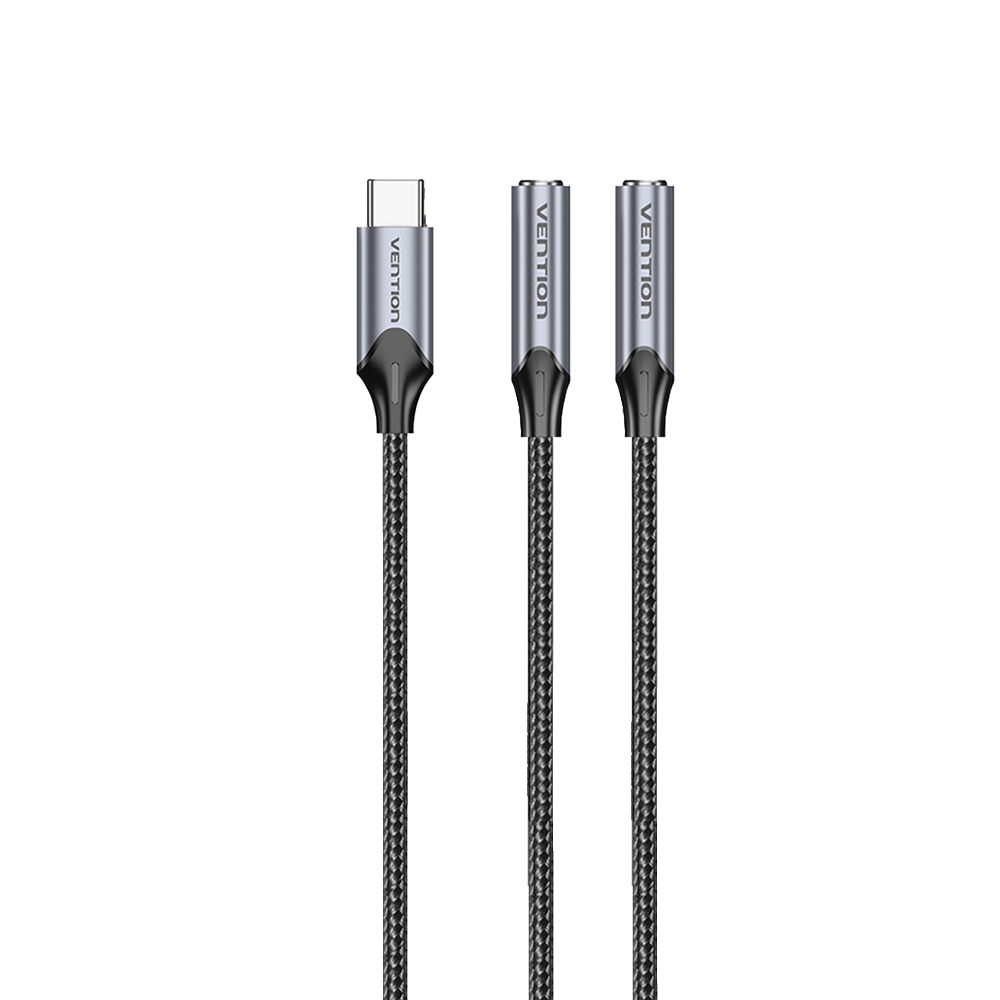 Vention USB-C (M) to TRS Audio & Mic Jack Alluminium Alloy AUX Cable