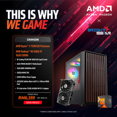 AMD This Is Why We Game PC Package - Set Crimson