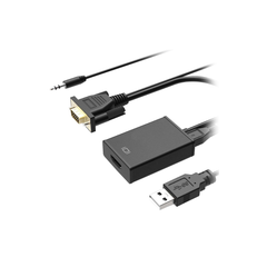 Vitar VGA to HDMI Converter with USB and AUX