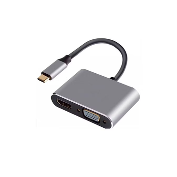 Vitar Type C to HDMI & VGA Dual Converter