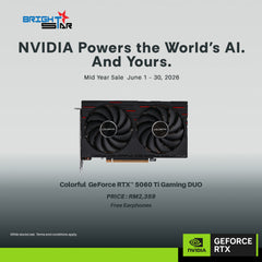 Colorful GeForce RTX™ 5060 Ti Gaming Duo 16GB-V 16GB GDDR7 Graphics Card