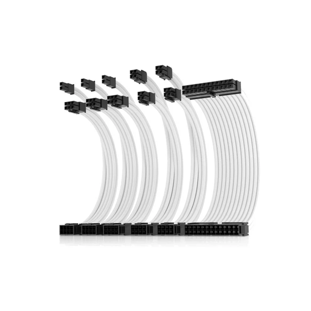 Asiahorse Pcie 5.0 4 Kit - 90° 24 Pin Sleeved Cable