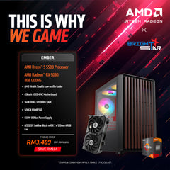 AMD This Is Why We Game PC Package - Set Ember