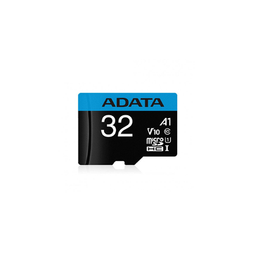 ADATA Premier A1 Micro SDHC Card with Adapter - 32GB, Blue