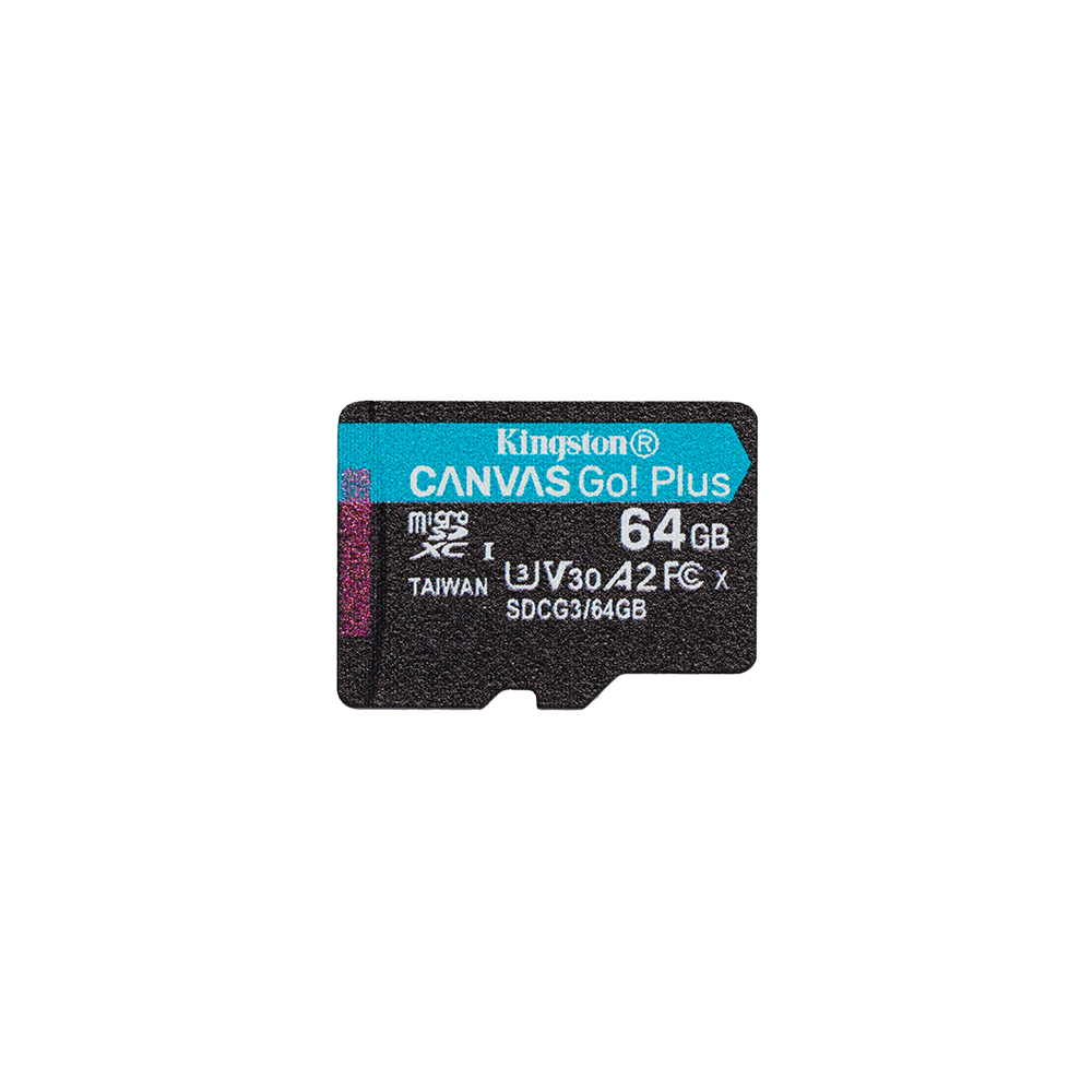 Kingston Canvas Go Plus Micro SDHC Card For 4k UHD Video