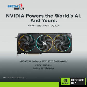 GIGABYTE GeForce RTX™ 5070 Gaming OC 12G 12GB GDDR7 Graphic Card