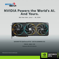GIGABYTE GeForce RTX™ 5070 Gaming OC 12G 12GB GDDR7 Graphic Card
