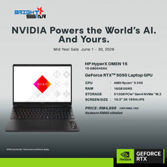 HP HyperX Omen Gaming Laptop [15-GA0047TX]