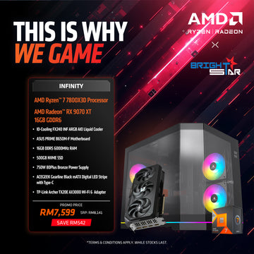 AMD This Is Why We Game PC Package - Set Infinity