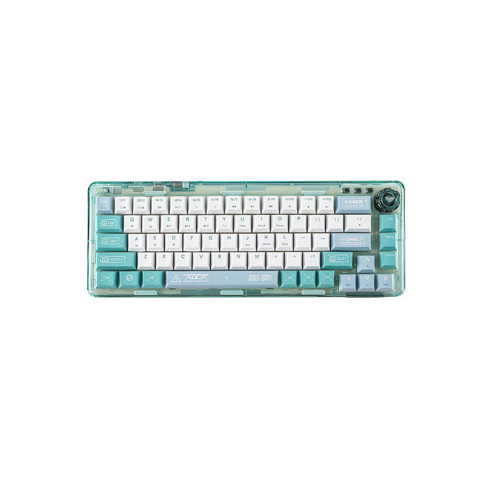 Aula F68 Transparent Wireless Mechanical Keyboard