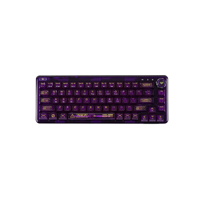 Aula F68 Transparent Wireless Mechanical Keyboard