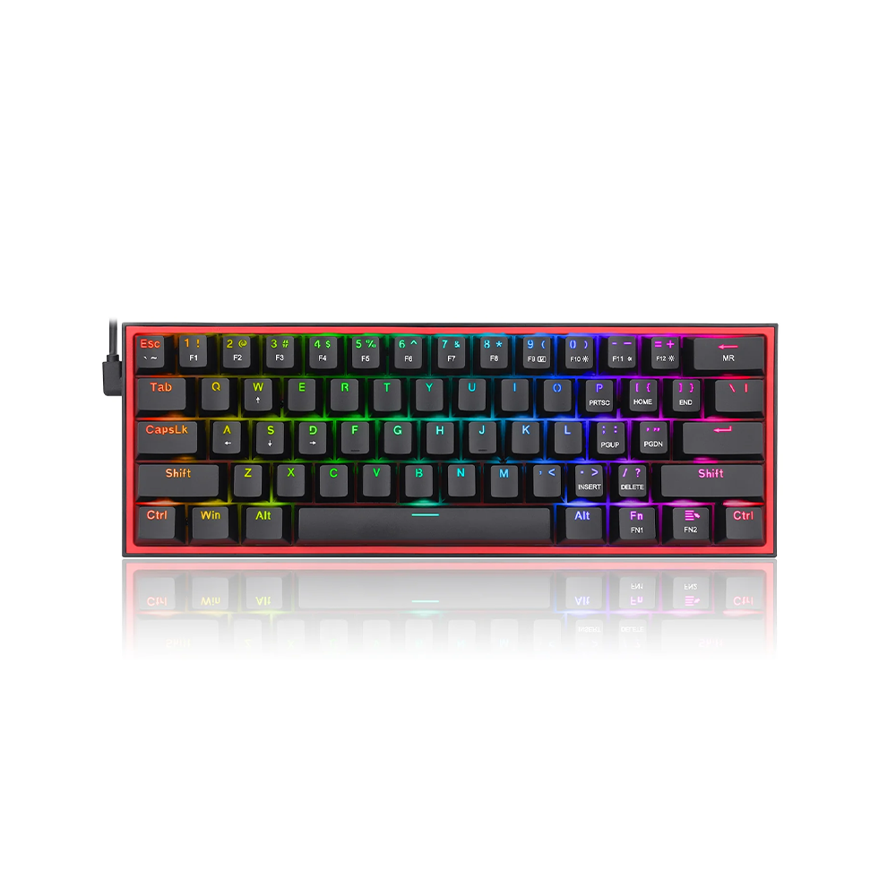 Redragon K617 RGB Fizz Wired Keyboard - Red Switches