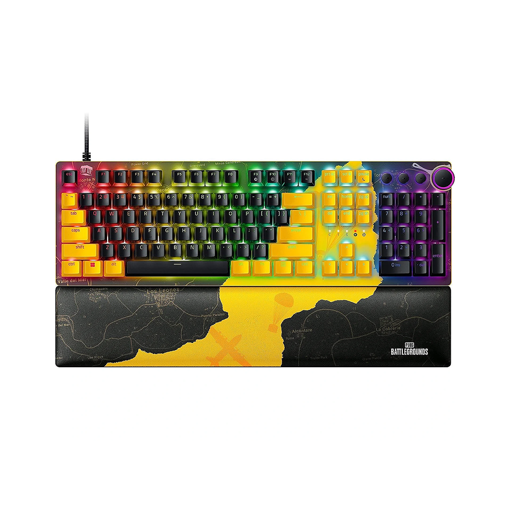 Razer Huntsman V2 Wired Keyboard - Linear Optical Switch, PUBG Edition