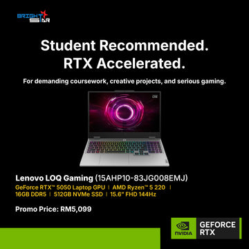 Lenovo LOQ Gaming Laptop [15AHP10-83JG008EMJ]