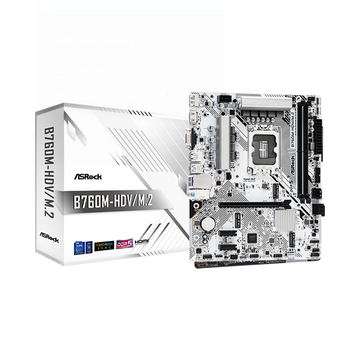 ASROCK B760M-HDV/M.2 DDR5 Intel LGA1700 MATX Motherboard