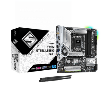 ASROCK B760M Steel Legend WIFI DDR5 Intel LGA1700 MATX Motherboard ASROCK B760M Steel Legend WIFI DDR5 Intel LGA1700 MATX Motherboard