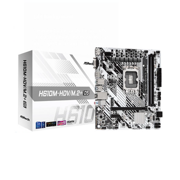 ASRock H610M-HDV/M.2+ D5 LGA1700 Micro-ATX Motherboard