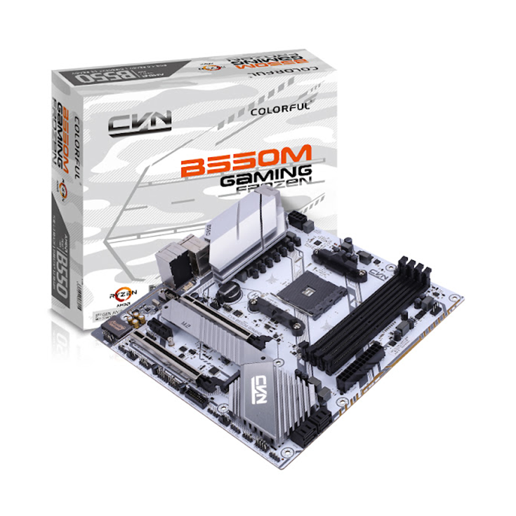 Colorful CVN B550M Gaming Frozen V15 AM4 Micro-ATX Motherboard