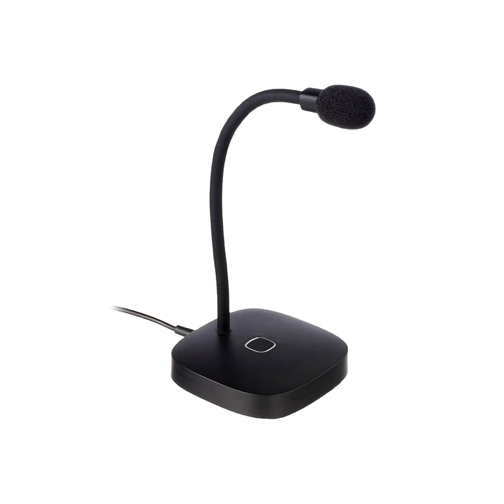 Yanmai G22 USB Microphone with Touch Mute and Gooseneck - Black