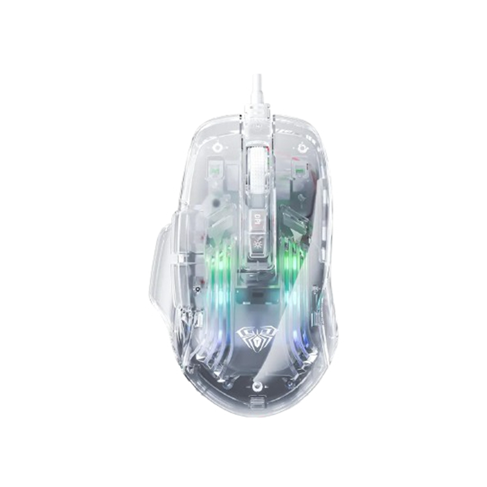 AULA S80 Transparent Wired Gaming Mouse