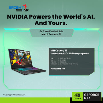 MSI Cyborg 15 Gaming Laptop [B2RWEKG-225MY]