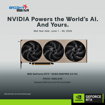 MSI GeForce RTX™ 5080 16G Inspire 3X OC 16GB GDDR7 Graphic Card