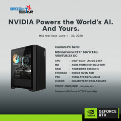 NVIDIA Mid Year Sale PC Package - MSI