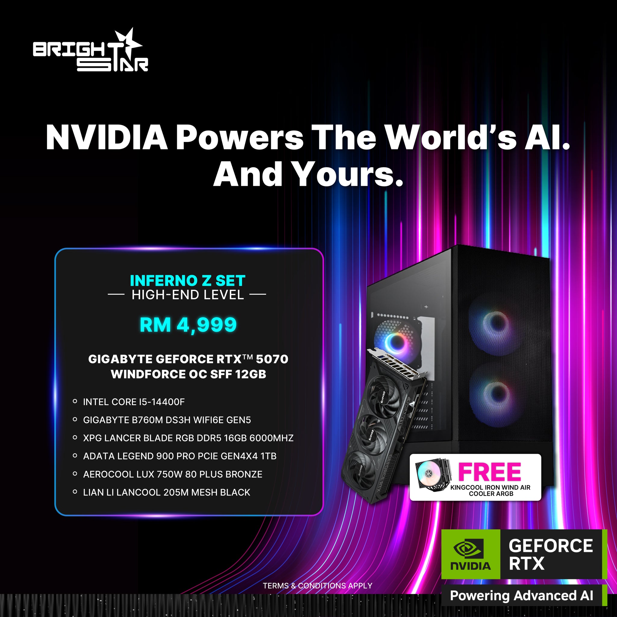 NVIDIA AI Desktop PC - Inferno Z Set