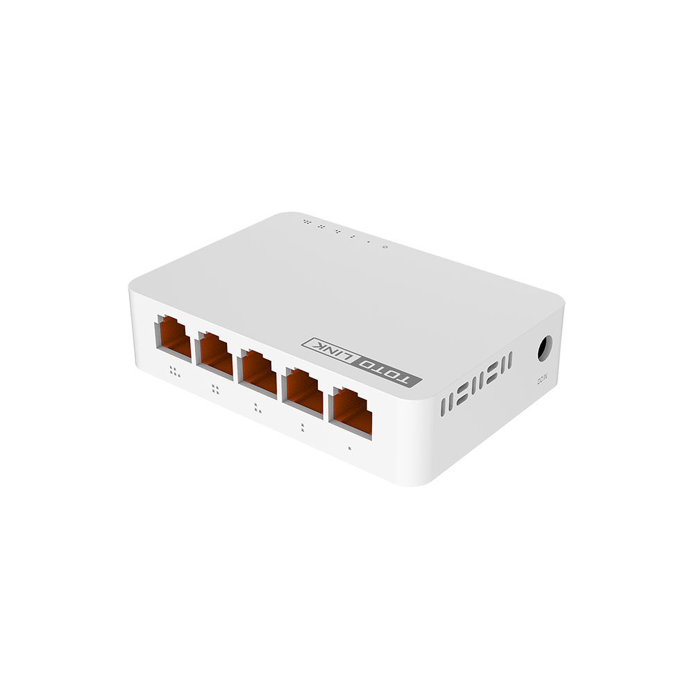 TOTOLINK S505 5-Port 10/100Mbps Desktop Ethernet Switch