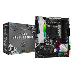 ASRock B450M Steel Legend AM4 Micro-ATX Motherboard