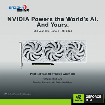 Palit GeForce RTX™ 5070 White OC 12GB GDDR7 Graphics Card