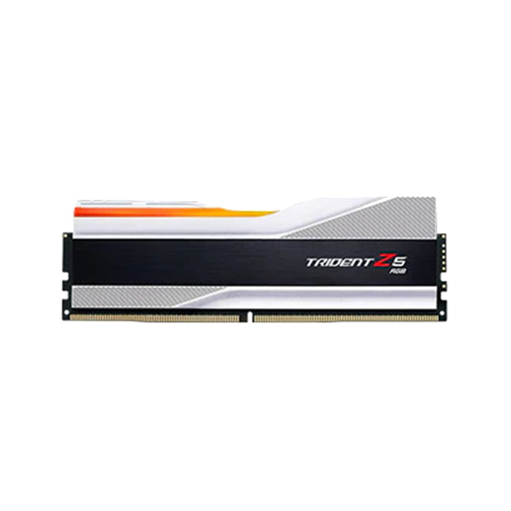 G.Skill Trident Z5 RGB 32GB [2x16GB] 6000MHz DDR5 CL32 DIMM Memory [Black/Silver/White]