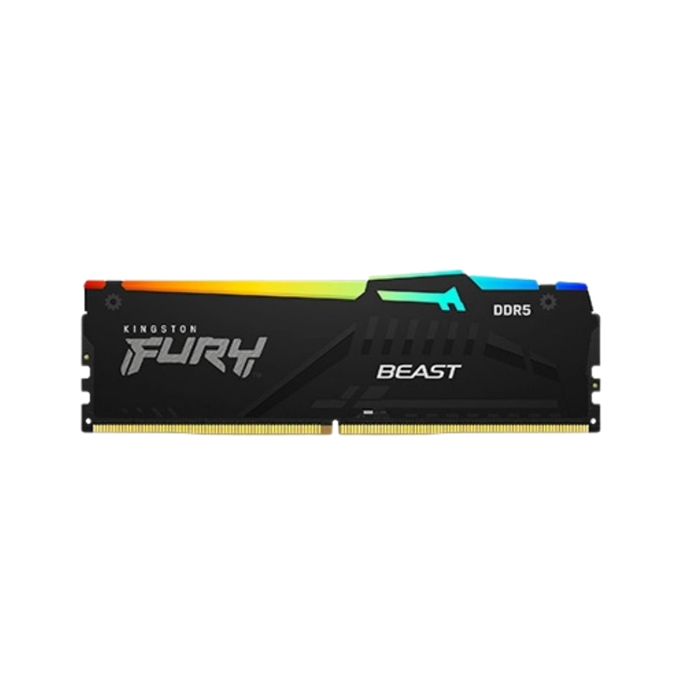 Kingston Fury Beast RGB 32GB [2x16GB] 6000MHz DDR5 DIMM Memory [Black]