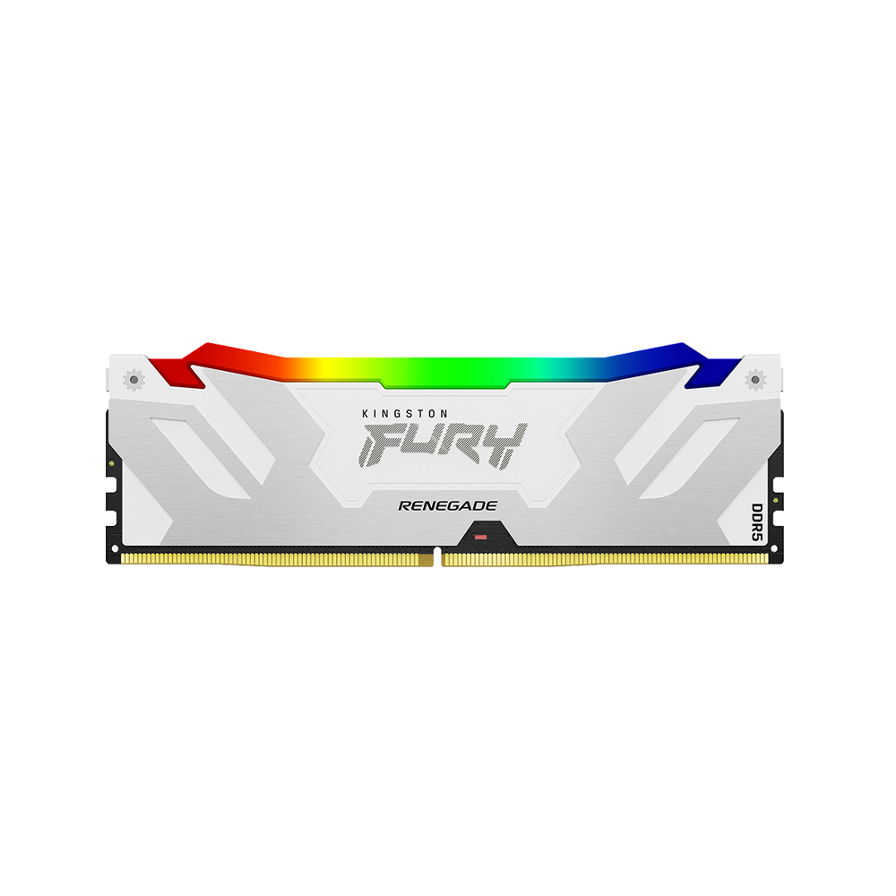 Kingston Fury Renegade RGB 32GB [2x16GB] 6400MHz DDR5 DIMM Memory [White]