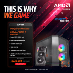 AMD This Is Why We Game PC Package - Set Scarlet