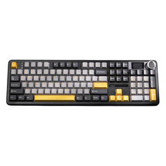 AULA F108 PRO LEOBOG Reaper Mechanical Switch Gaming Keyboard [Grey Yellow/White Blue]