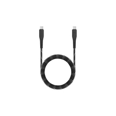 Energea Nyloflex, USB 2.0 USB-C To USB-C Charge & Sync Cable 480mbps 5a 1.5m, Black