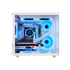 Segotep Brave W1 Micro-ATX ARGB Chassis [White]